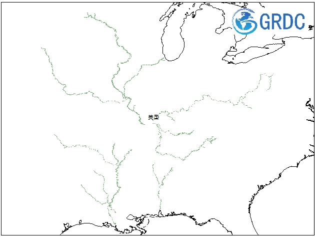 陆地表面积（USACE IENC）